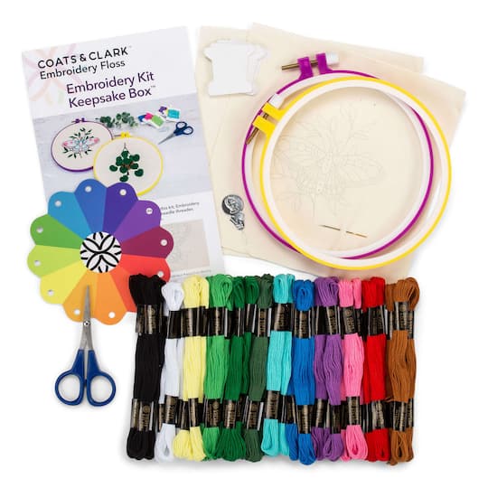 Coats & Clark® Embroidery Kit Keepsake Box™